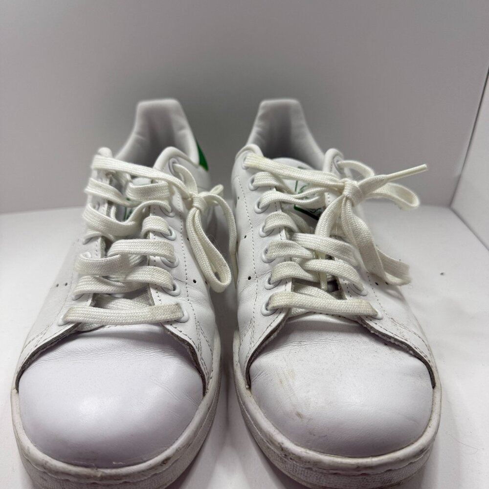 Adidas Stan Smith Women's Casual Tennis Shoe White Green Trainer Sneaker